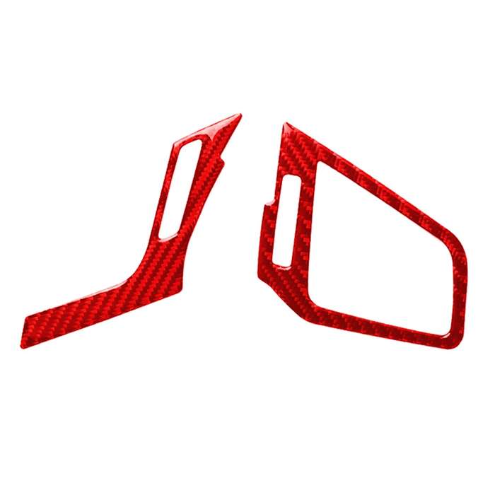 Car Carbon Fiber Left and Right Air Outlet Decorative Sticker for Honda Tenth Generation Civic 2016-