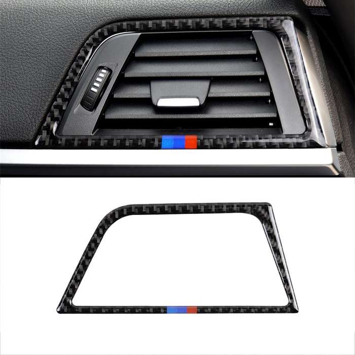 Three Color Carbon Fiber Car Copilot Air Outlet Decorative Sticker for BMW (F30) 2013-2015 / (F34) 2