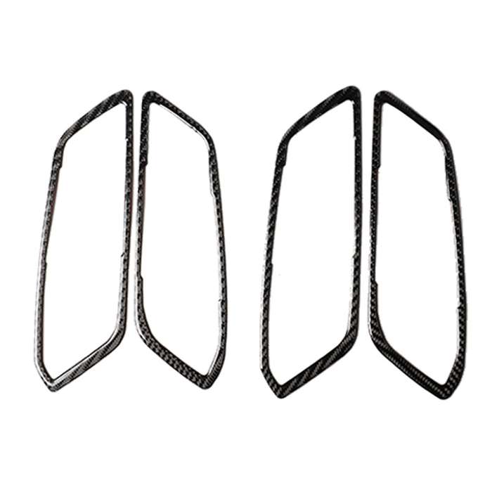 4 in 1 Car Carbon Fiber Door Handle Decorative Sticker for BMW 3 Series G20/G28/325Li/330d/335 2019-