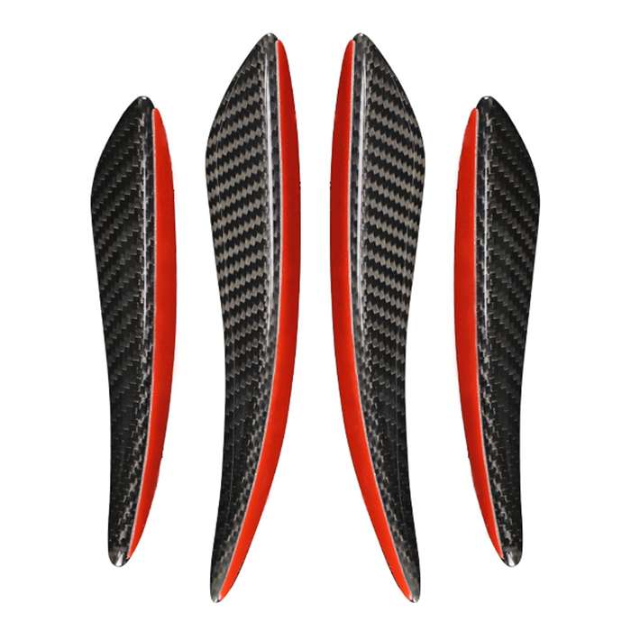 Universal Car Carbon Fiber Wind Knife Decorative Sticker, Left and Right Drive Universal