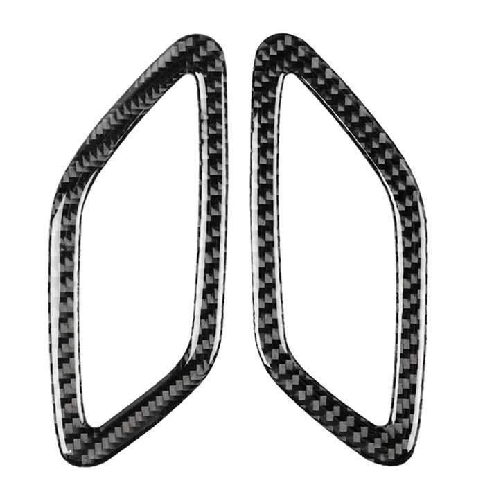 Car Carbon Fiber Solid Color Dashboard Air Outlet Decorative Sticker for Mercedes-Benz A Class 2013-