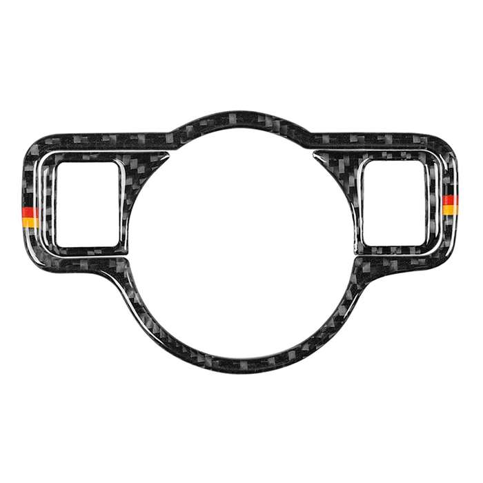 Car Carbon Fiber German Color Headlight Switch D Decorative Sticker for Mercedes-Benz A 2013-2018/B
