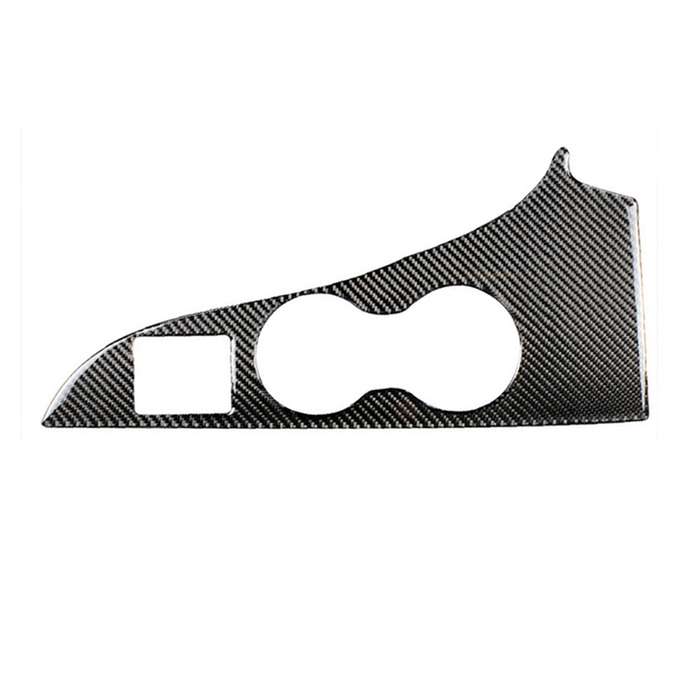 Car Carbon Fiber Water Cup Holder Panel Decorative Sticker for Lexus RX300 / 270 / 200T / 450h 2016-