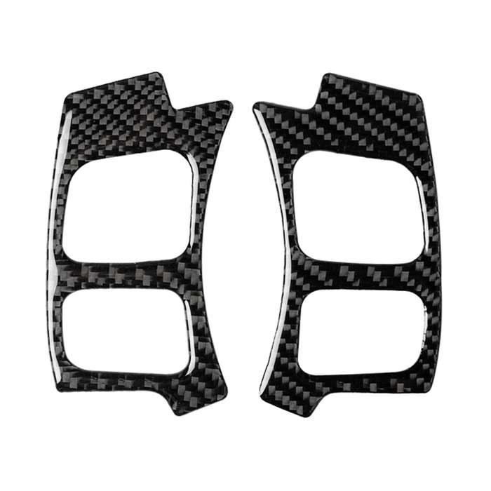 Car Carbon Fiber Steering Wheel Button Decorative Sticker for Lexus NX200 / 200t / 300h 2014-2021, L