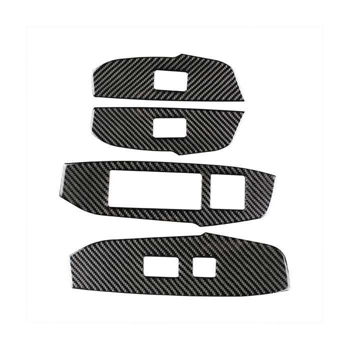 Car Carbon Fiber Window Glass Lift Decorative Sticker for Lexus NX200 / 200t / 300h 2014-2021, Left