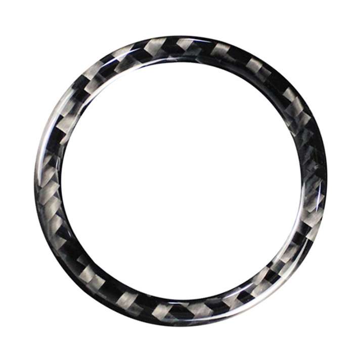 Car Carbon Fiber Start Circle Decorative Sticker for Lexus IS250 300 350C 2006-2012, Left and Right