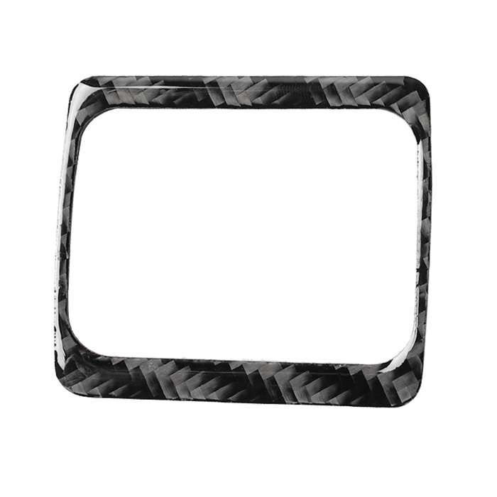 Car Carbon Fiber TRC Switch Decorative Sticker for Lexus IS250 300 350C 2006-2012, Left and Right Dr