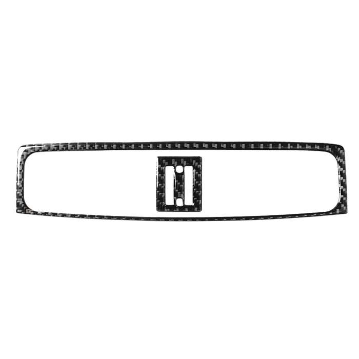 Car Carbon Fiber Middle Air Outlet Decorative Sticker for Lexus IS250 300 350C 2006-2012, Left and R