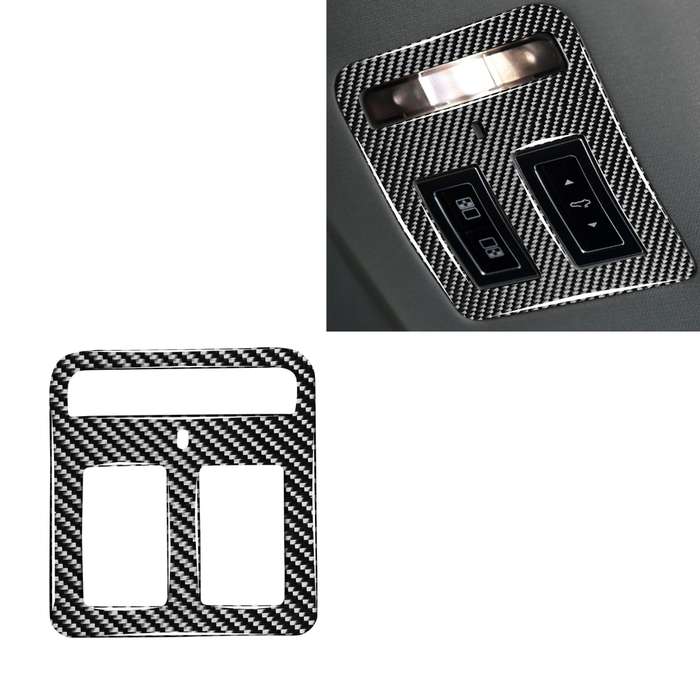 Car Carbon Fiber Reading Lamp Decorative Stickers for Jaguar F-PACE X761 XE X760 XF X260 XJ 2016-202