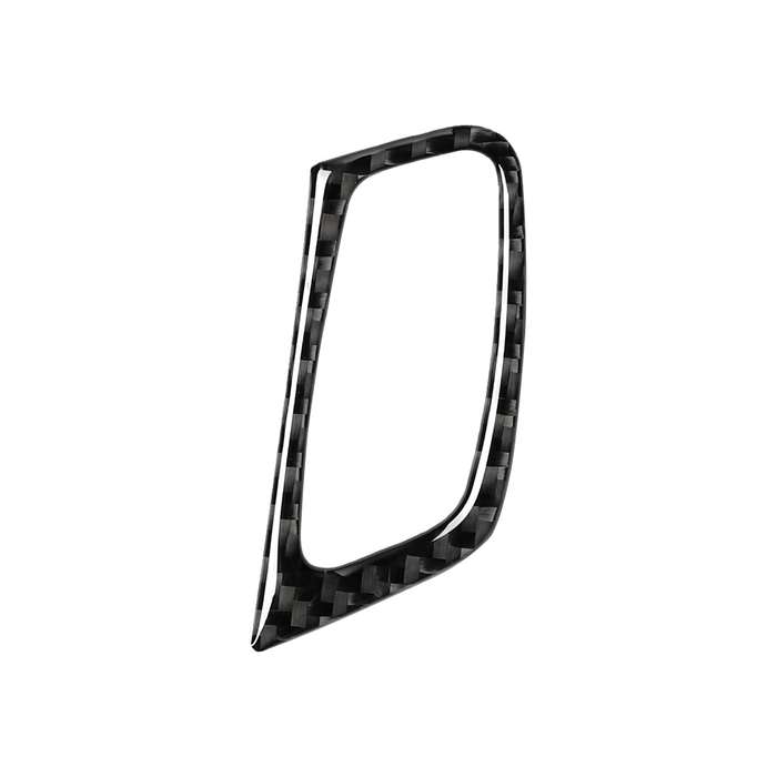 Car Carbon Fiber Solid Color Key Hole Decorative Sticker for BMW E70 X5 / E71 X6 2009-2013, Left Dri