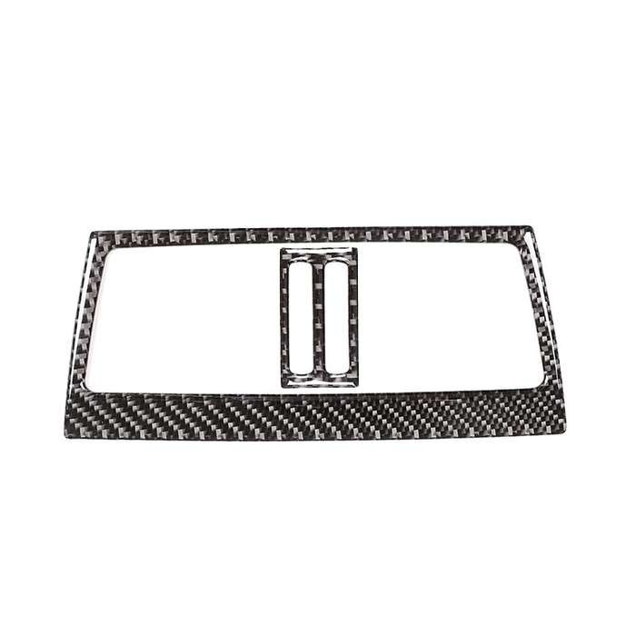 Car Carbon Fiber Solid Color Rear Air Outlet Decorative Sticker for BMW E70 X5 / E71 X6 2009-2013, L