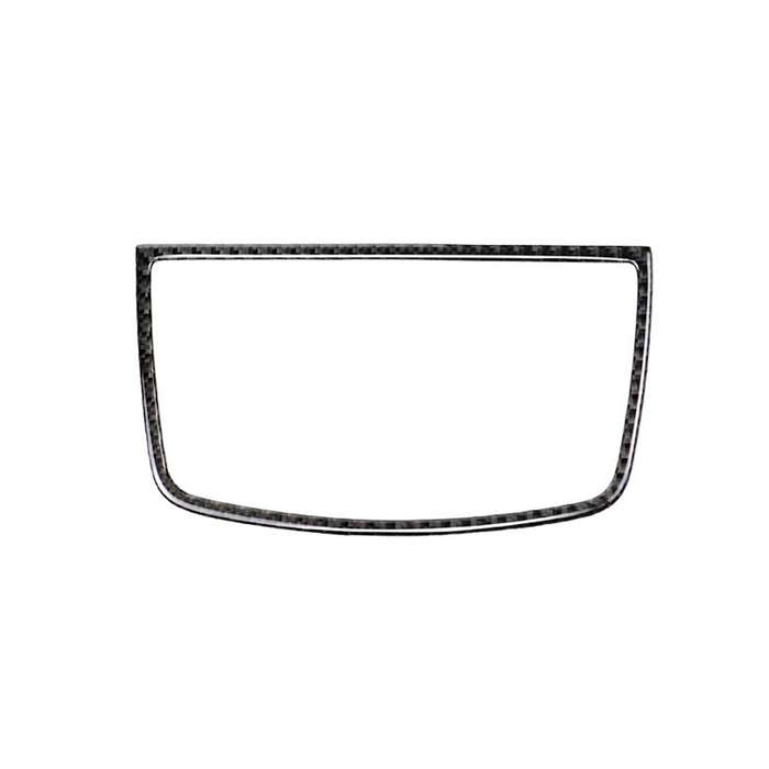 Car Carbon Fiber Solid Color Dashboard Horn Frame Decorative Sticker for BMW E70 X5 / E71 X6 2008-20