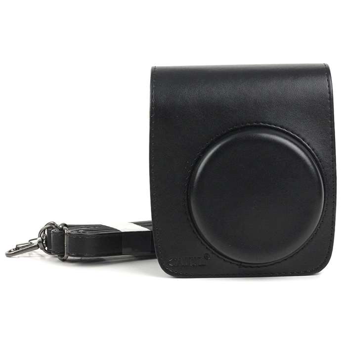 PU Leather Camera Protective bag for FUJIFILM Instax Mini 90 Camera, with Adjustable Shoulder Strap(