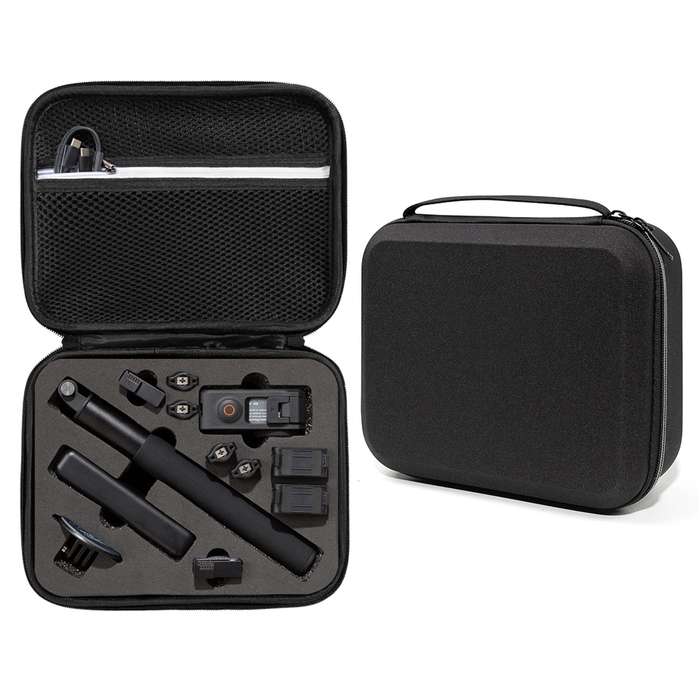 For DJI Osmo Action 3 Carrying Storage Case Bag,Size: 24 x 19 x 9cm (Grey)