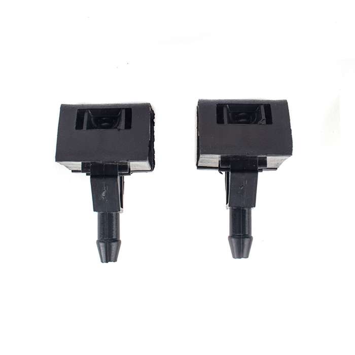 2 PCS Car Front Windshield Washer Wiper Jet Water Spray Nozzle 28932-JD000 for Nissan Qashqai / Qas