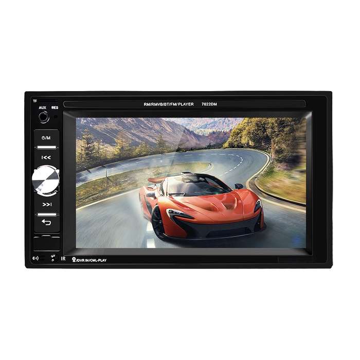 A2115 6.2 inch Car Dual DIN HD MP5 Player Support Bluetooth / FM / Phone Link / TF Card with Remote