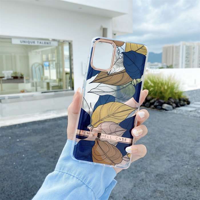 For Samsung Galaxy A13 5G Translucent Plating Flower Phone Case(Hibiscus)