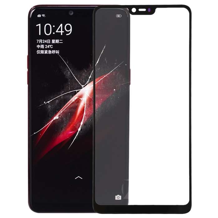 For OPPO A3 Front Screen Outer Glass Lens with OCA Optically Clear Adhesive