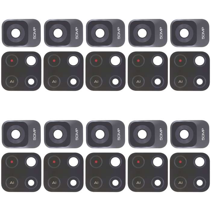 10 PCS Back Camera Lens For Xiaomi Redmi Note 11S 5G / Redmi Note 11 China / Redmi Note 11T 5G / Poc