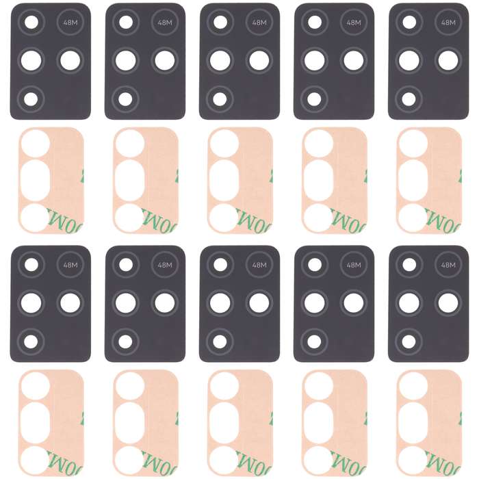 For Infinix Note 10 X693 10pcs Back Camera Lens