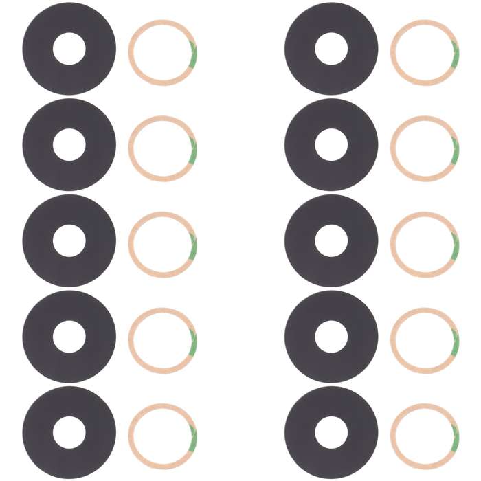 For Infinix Hot 11s X6812 X6812B 10pcs Back Camera Lens