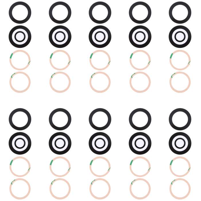 For OPPO Reno8 Pro China/Reno8 Pro 5G/Reno8 Pro+ 10 PCS Back Camera Lens