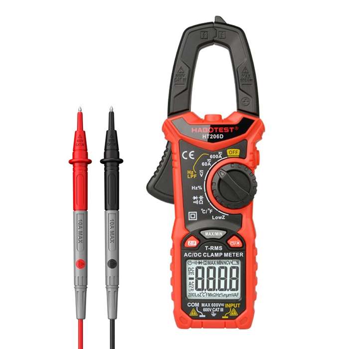 HABOTEST HT206D Clamp Type High Precision Digital Multimeter