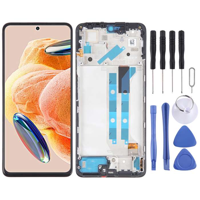 AMOLED Material Original LCD Screen For Xiaomi Redmi Note 12 Pro 4G Digitizer Full Assembly with Fra