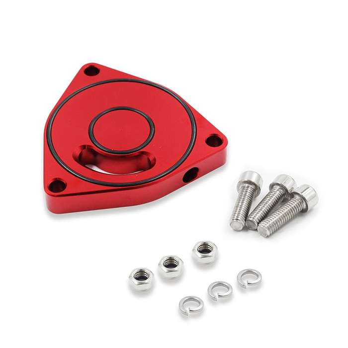 For Honda Civic 2015-2021 Car Turbo Blow Off Valve Plate Spacer BOV 1.5T Coupe Billet(Blue)