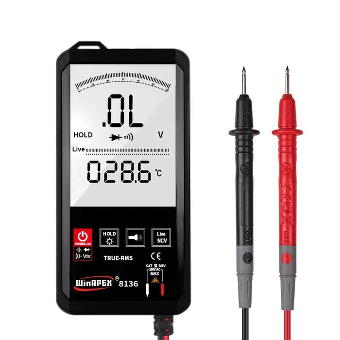 WinAPEX Smart Touch Screen Digital Multimeter, Model:8136