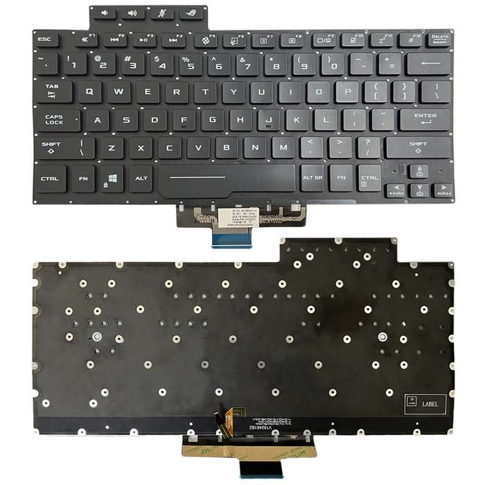 For ASUS ROG G14 Zephyrus GA401 GA401I US Version Backlight Laptop Keyboard(Black)