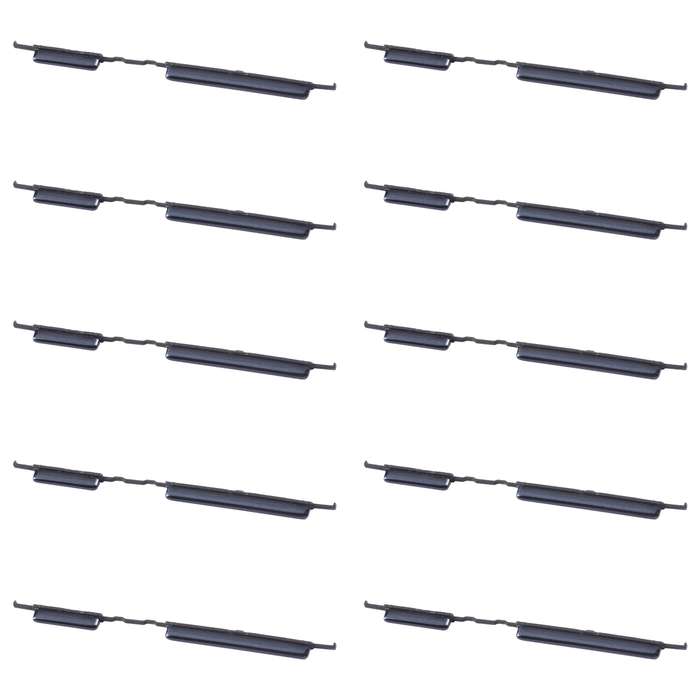 For Samsung Galaxy A42 5G SM-A426 10pcs Power Button + Volume Control Button(Black)