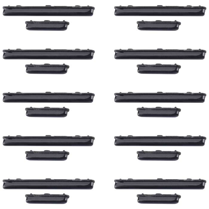 For Samsung Galaxy A70 SM-A705 10pcs Power Button + Volume Control Button(Black)