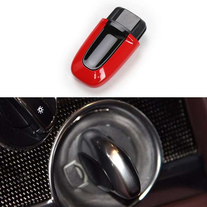 For Porsche Cayenne 2011-2017 Car One-button Start Engine Key Ignition Switch Button(Yellow)