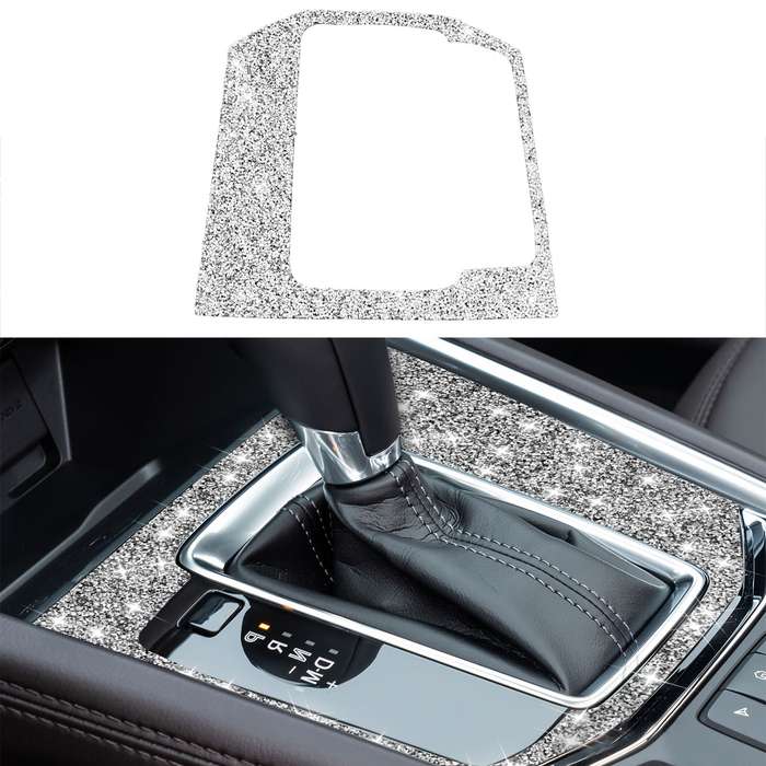 For Mazda CX-5 2017-2018 Car Gear Panel Diamond Decorative Sticker, Left Drive