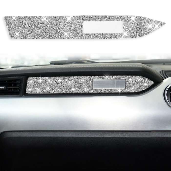 For Ford Mustang 2015-2020 Car Dashboard Diamond Decoration Sticker, Right Drive