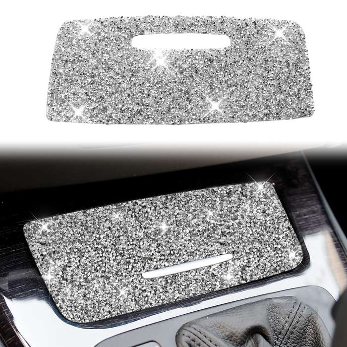 For BMW Series 3 E90 2005-2012 Car Ashtray Diamond Decoration Sticker, Left and Right Drive