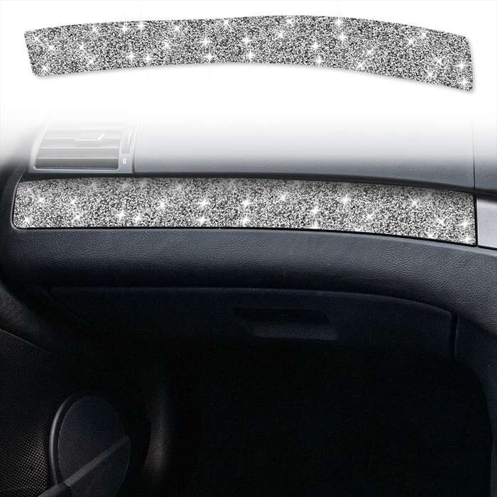 For BMW Series 3 E46 1998-2005 Car Copilot Central Control Diamond Decoration Sticker, Right Drive