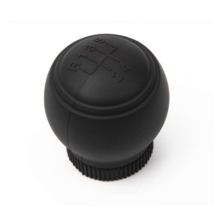 For Volkswagen 5-speed+R Car Silicone Dustproof Shift Knob Gear Protective Cover(Black)
