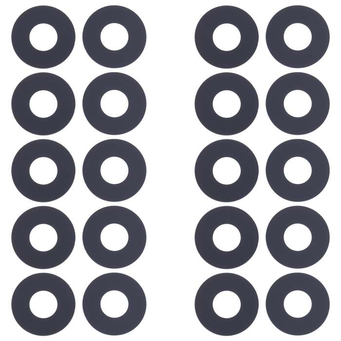 For Tecno Pova 4 LG7n 10set Back Camera Lens