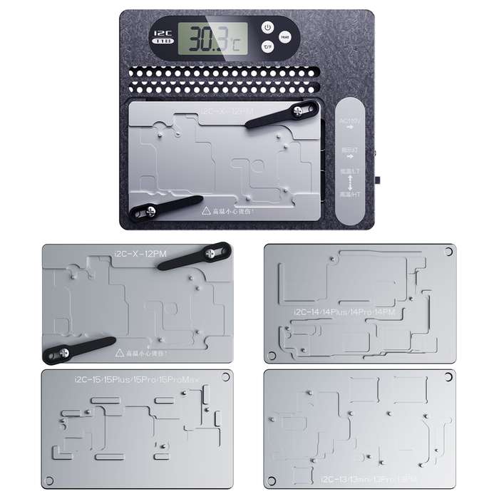 i2C T18 LCD Display PCB Motherboard Layered Desoldering Station For iPhone X-15 Pro Max, US Plug