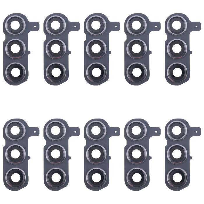For Samsung Galaxy S24+ SM-S926B 10pcs Original Rear Camera Lens Cover(Silver)
