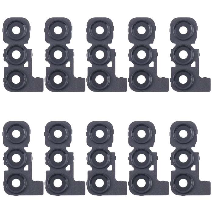 For Samsung Galaxy A24 4G SM-A245F 10pcs Original Rear Camera Lens Cover(Black)