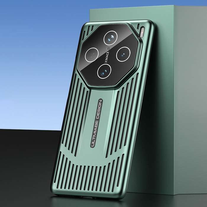 For vivo X100 Pro Ice Sense Heat Dissipation Electroplating Frosted Phone Case(Light Green)
