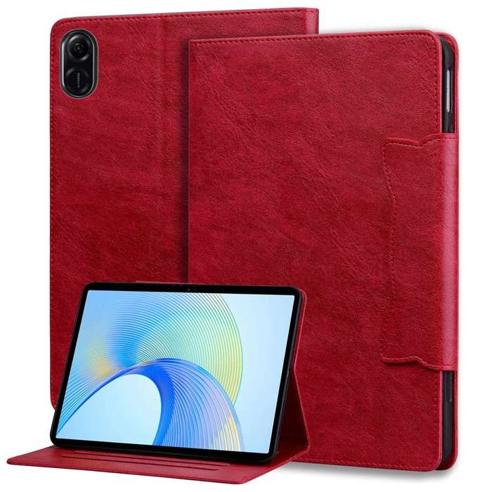 For Honor Pad X9 / X8 Pro Cat Buckle Leather Tablet Case(Red)