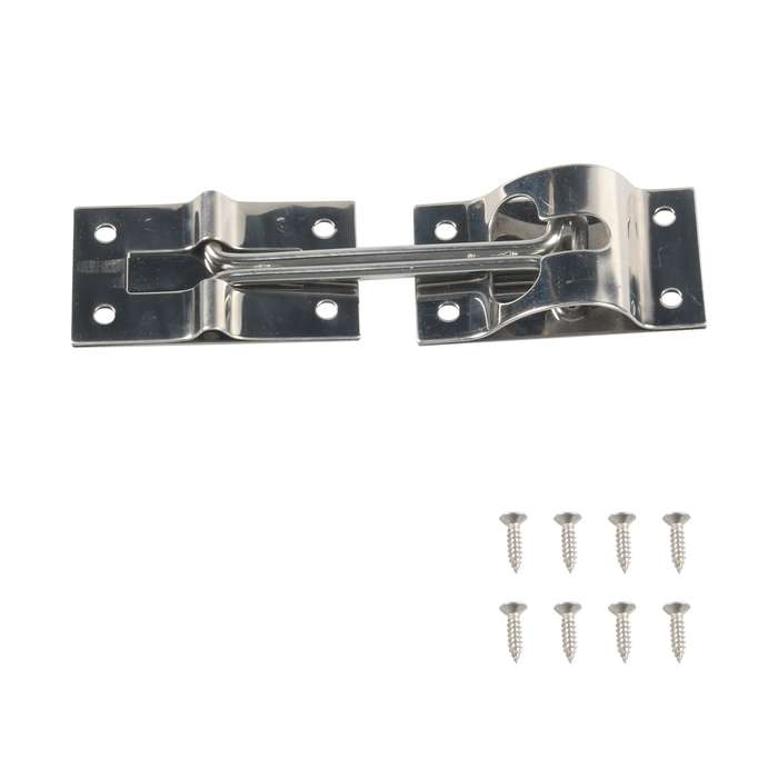 Vans / RVs / Trucks 4 inch Stainless Steel Door Hook with screws(Silver)
