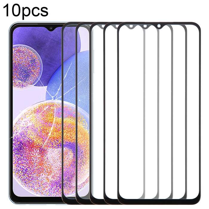 For Samsung Galaxy A23 4G SM-A235F 10pcs Front Screen Outer Glass Lens with OCA Optically Clear Adhe