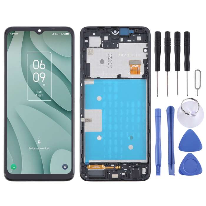For TCL 40 XE OEM LCD Screen Digitizer Full Assembly with Frame