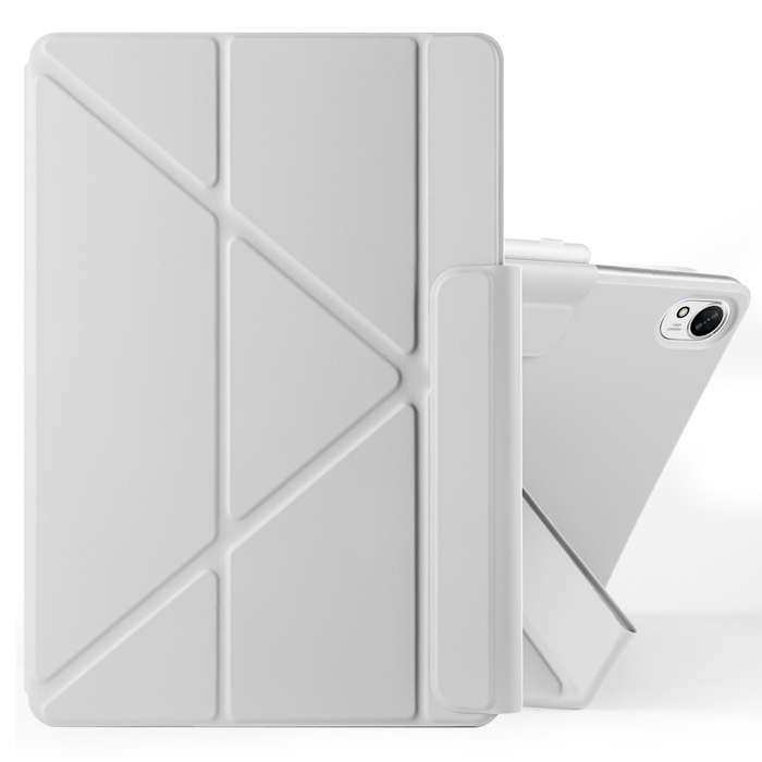For Huawei MatePad 11.5 / 11.5S Fixed Buckle Magnetic Deformation Leather Tablet Case(Grey)