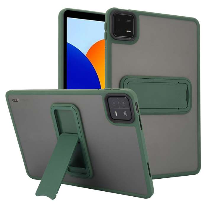 For Xiaomi Redmi Pad SE 8.7 Skin Feel Holder PC Hybrid TPU Tablet Case(Black)